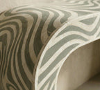 Abstract Wave Bone Inlay Entryway Furniture, Modern Luxury Hallway Accent
