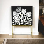 Black Bone Inlay Bar Unit – Handmade Luxury Storage Furniture , handivive