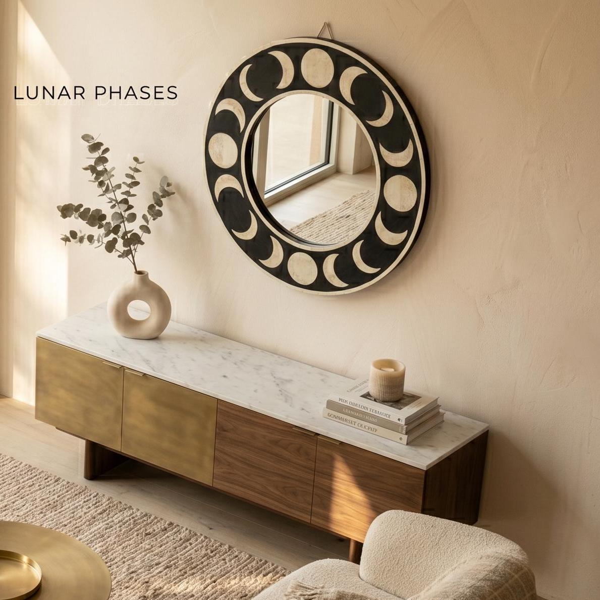 Bone Inlay Mirror Handmade Luxury Wall Decor | unique decor